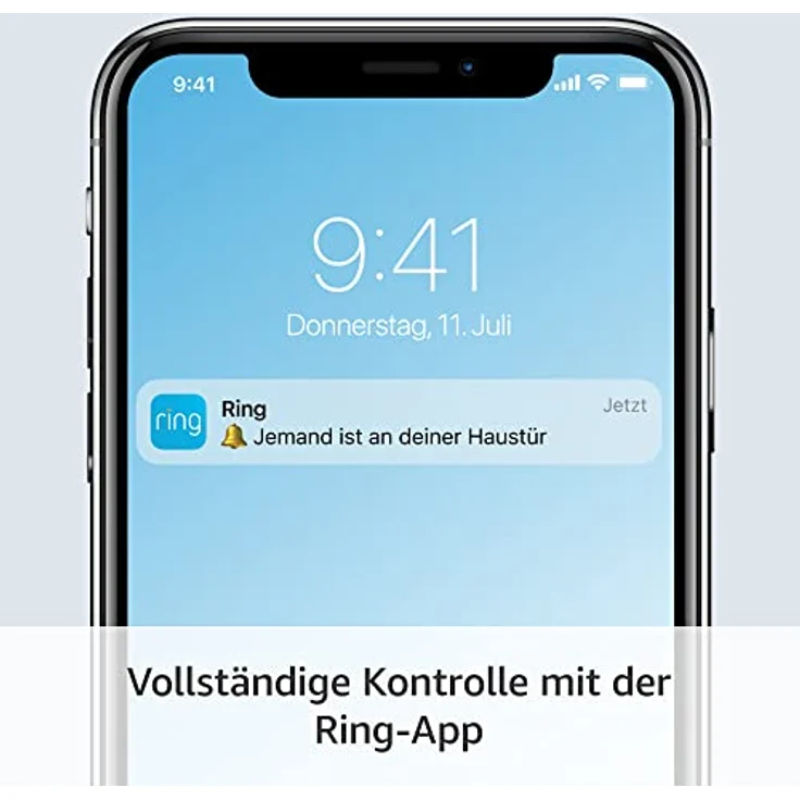Ring Battery Video Doorbell Plus von Amazon | Kabellose Videotürklingel mit Kamera, 1536p-HD-Video, Kopf-bis-Fuß-Aufnahme, Nachtsicht in Farbe, WLAN, Selbstinstallation – Bild 5