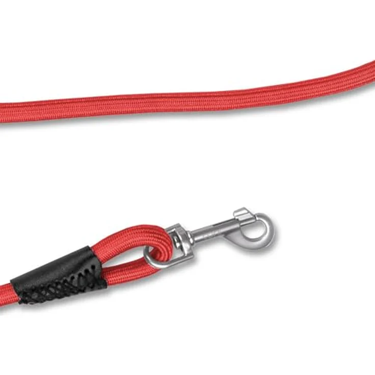 Curli Vario Comfort Leash Red L, 2m verstellbare Hundeleine mit shock-absorbing Nylonseil und VARIO-LOCK-Buckle – Bild 2