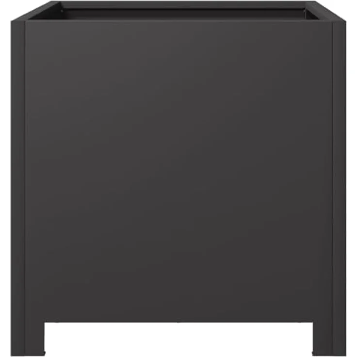 vidaXL Pflanzkübel Schwarz 40x40x40 cm Stahl - Rostbeständig, Viel Platz, Vielseitig einsetzbar – Bild 5
