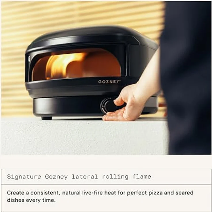 GOZNEY° Gozney Arc Lite Pizzaofen, Gas-Pizzaofen in Off Black, für Pizzen bis 12 Zoll, schnelles Aufheizen in 15 Minuten, hinterlässt Restaurantqualität – Bild 4