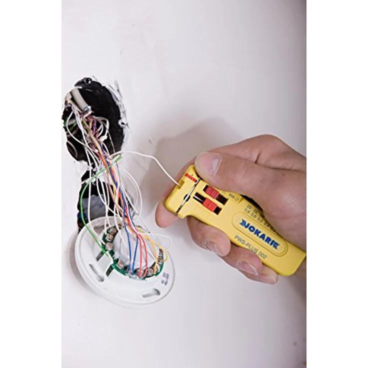 Jokari 40026 Mini-Präzisions-Abisolierwerkzeug PWS-Plus 003 zum Entmanteln von Leitern und Litzen AWG 28 bis 18-0,30-1,00 mm Ø – Bild 3