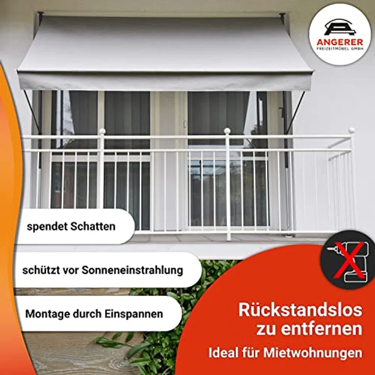 Klemmmarkise Style 300 cm Style granit – Bild 2