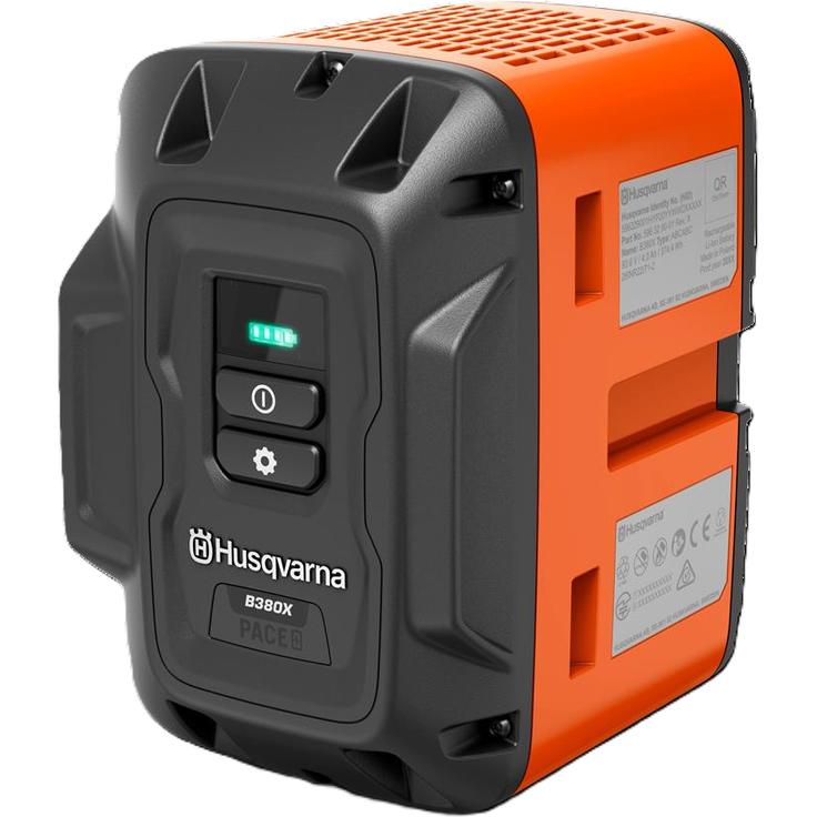 Husqvarna Akku 94V B380X Pace, Hochleistungsakku 4Ah 375Wh mit integrierter Konnektivität und schnellem Laden