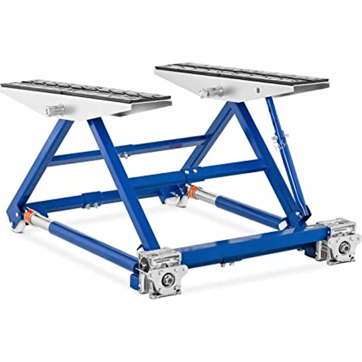 MSW Mobile Hebebühne Kipphebebühne 1,5 t (1.500 kg), mechanischer Wagenheber für Kfz-Werkstätten, höhenverstellbar – Bild 1