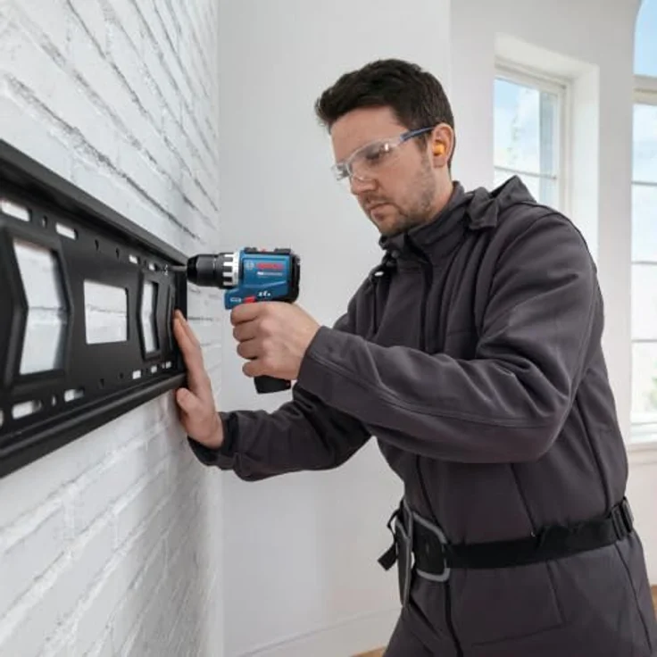 Bosch Professional Akku-Bohrschrauber GSR12V-31, 2x GBA12V-20, 25tlg. Schrauberbit-Set in Werkzeugtasche, kompakt und ergonomisch – Bild 5