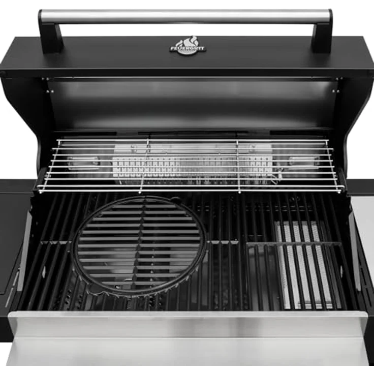 Feuergott Gas-Grillstation Hektor 4B-S mit Infrarotbrenner und Seitenkocher, inkl. Abdeckhaube – Bild 7