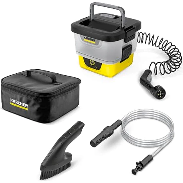 Kärcher Mobile Outdoor Cleaner OC 4 + Adventure Kit, Akku-Druckreiniger mit 8 Liter Wassertank, inkl. Zubehörtasche – Bild 2