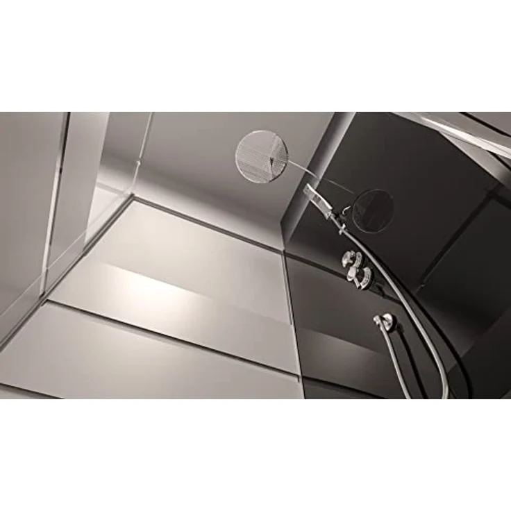 MARWELL Komplettdusche Fertigdusche Dusy 90 x 90 x 225 cm – Dusche mit Fronteinstieg – Duschkabine mit hochwertigen Aluminiumprofilen - Einstiegshöhe 15,5 cm – Bild 3