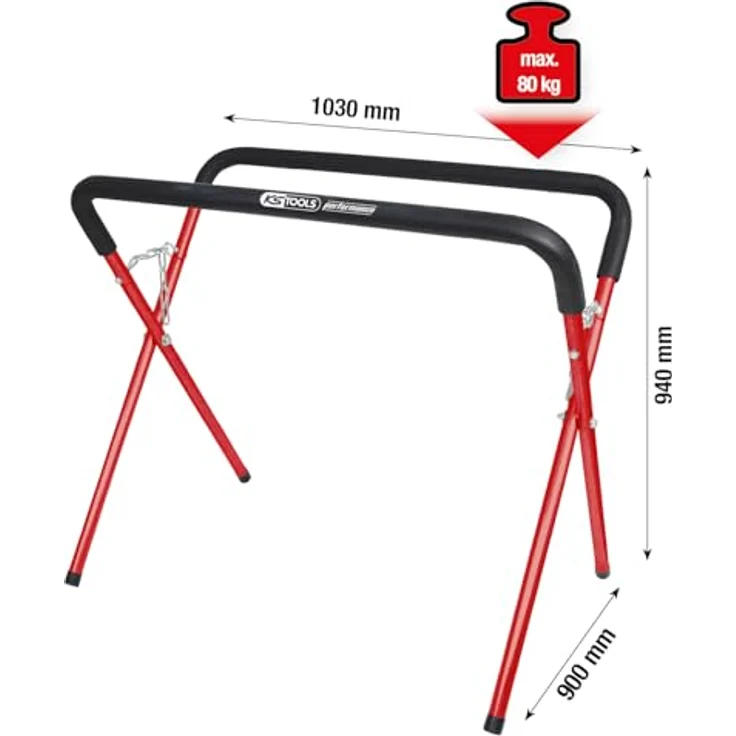 KS Tools 140.2226 Scheiben-Ablagetisch, 1030mm für Fahrzeugkompatibilität – Bild 2