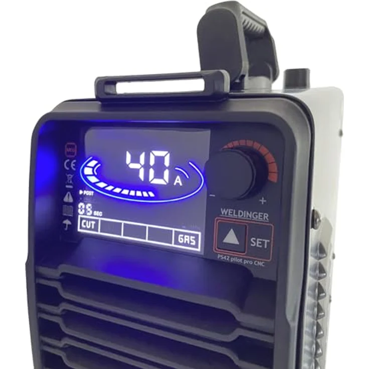 WELDINGER PS 42 pilot proCNC Plasmaschneider (Pilotlichtbogen 40 A bis 20 mm Materialstärke) – Bild 2
