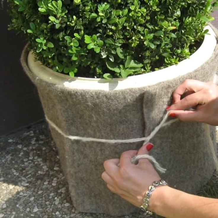 Siena Garden Schafwoll-Schutzmatte 200x100x0,3cm, grau – Bild 5