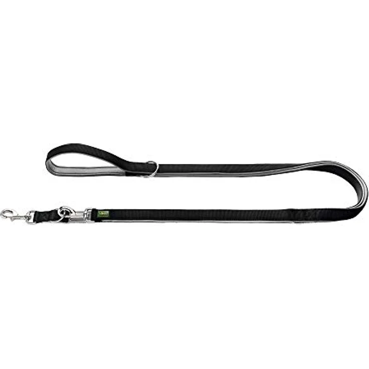 Hunter Hunde-Leine verstellbar Neopren schwarz-grau 10-200 – Bild 2