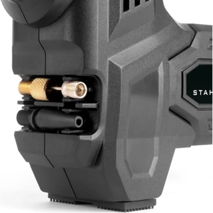 STAHLWERK Akku Druckluftkompressor ADK-20 ST, 72 Watt Leistung, mobile Luftpumpe mit digitaler Druckanzeige und LED-Beleuchtung – Bild 8