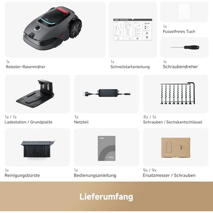 MOVA LiDAX Ultra 1200, Elektrorasenmäher Roboter mit RTK, 3D-LiDAR, AI Vision 360° und automatischer Kartenerstellung, mulcht bis 1200m², 5 cm Kantenschnitt – Bild 12