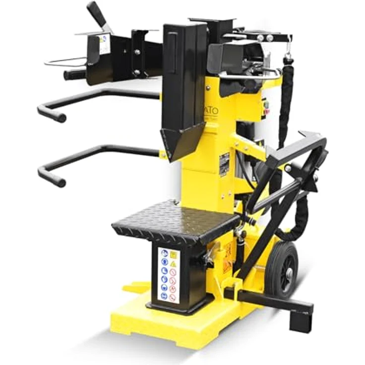 BAMATO Holzspalter HO-12PRO, 12 Tonnen Spaltkraft, schwenkbarer Spalttisch, 2 Arbeitshöhen – Bild 5
