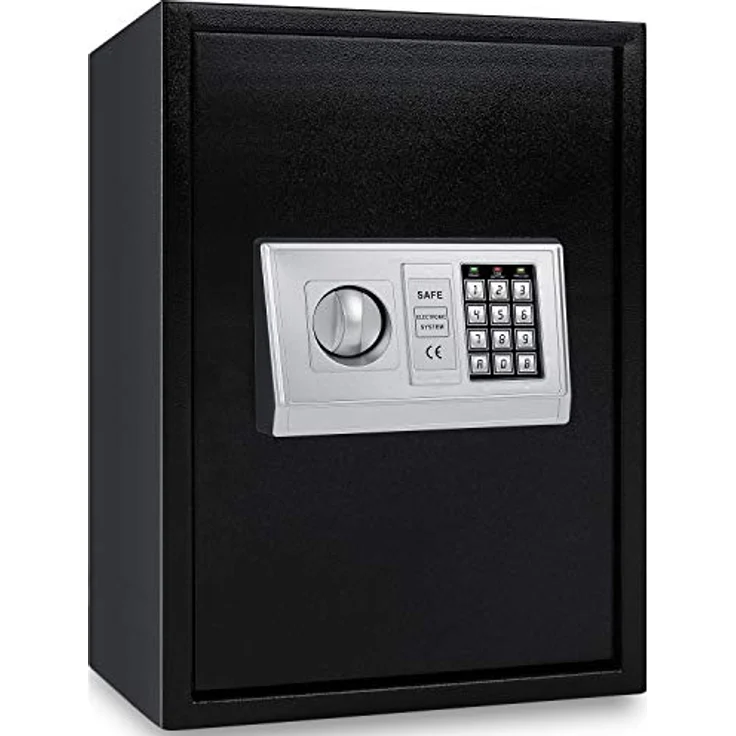 KESSER Elektronischer Safe Tresor Geldschrank Wandtresor Wandsafe 50x35x34,5 Schwarz – Bild 9