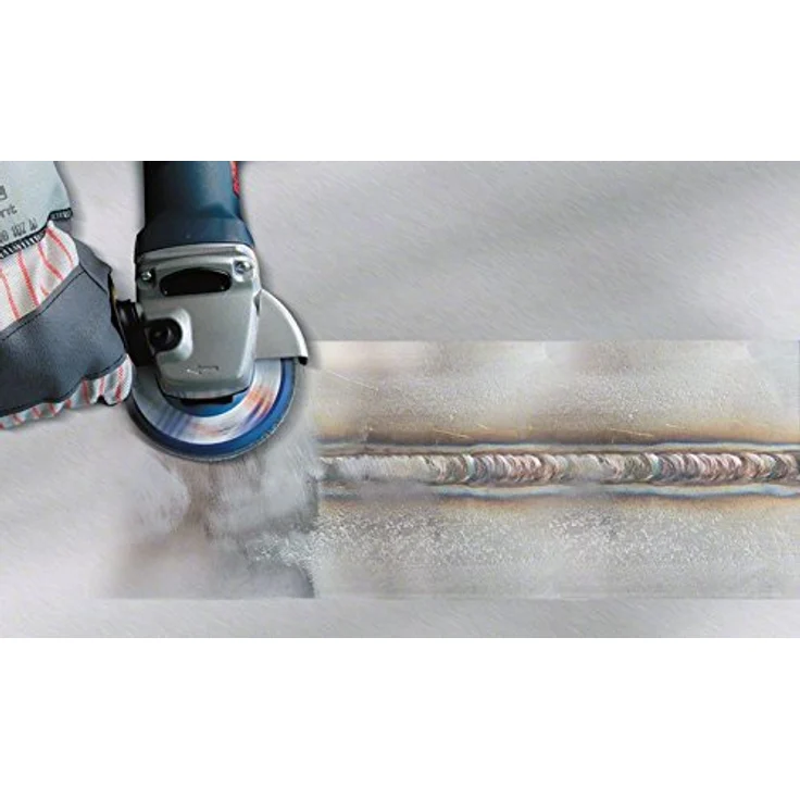 Bosch Professional Fächerschleifscheibe (für Winkelschleifer verschiedene Materialien, Ø 115 mm, Körnung 80) – Bild 4