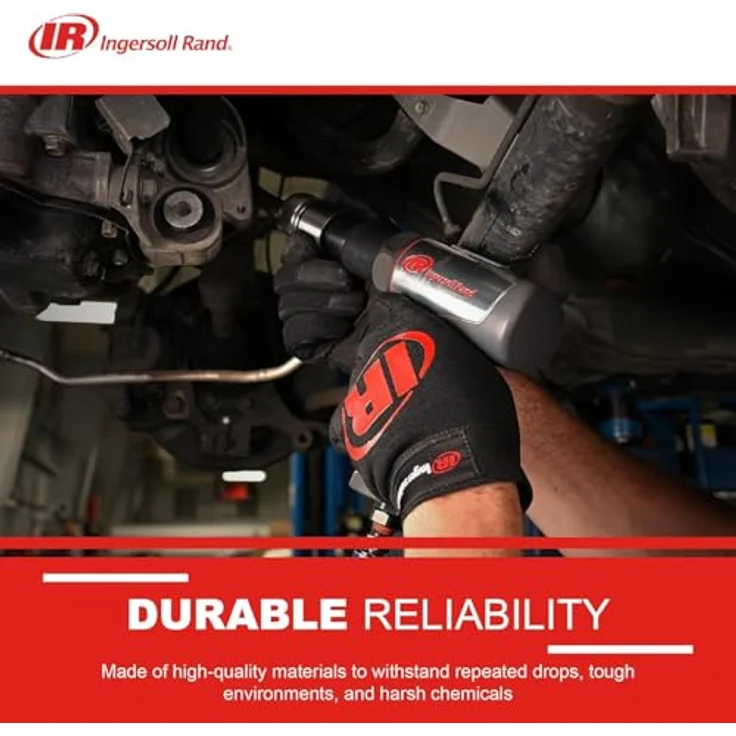 Ingersoll Rand Drucklufthammer-Set 123MAXHK, kompakt, schlagkräftig, 5 Meißelaufsätze, vibrationsdämpfend, Schnellwechselhalterung – Bild 5