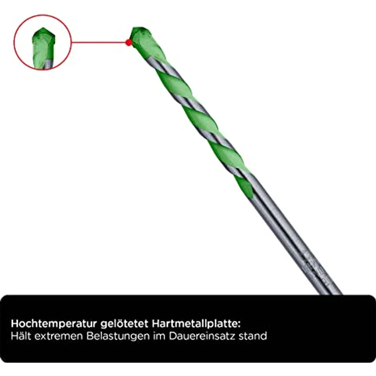KWB 052720 Hartmetall Granitbohrer 12mm Gesamtlänge 150mm Zylinderschaft 1St. - Preisvergleich – Bild 4