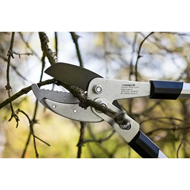 Meister Astschere mit Amboss-Klinge - 2K-Griffe - Antihaft-Beschichtung - Geeignet für Trocken- und Totholz - Astschere - Gartenschere - Baumschere - Strauchschere - Astschneider - 9769600 – Bild 4