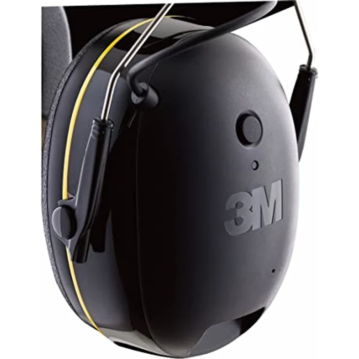 3M WorkTunes Connect 90543EC1, Kabelloser Gehörschutz mit Bluetooth®-Technologie, integriertes Mikrofon zum Telefonieren, Hi-Fi Klangqualität, Kapsel-Gehörschutz für laute Umgebungen (94-105 dB) – Bild 3