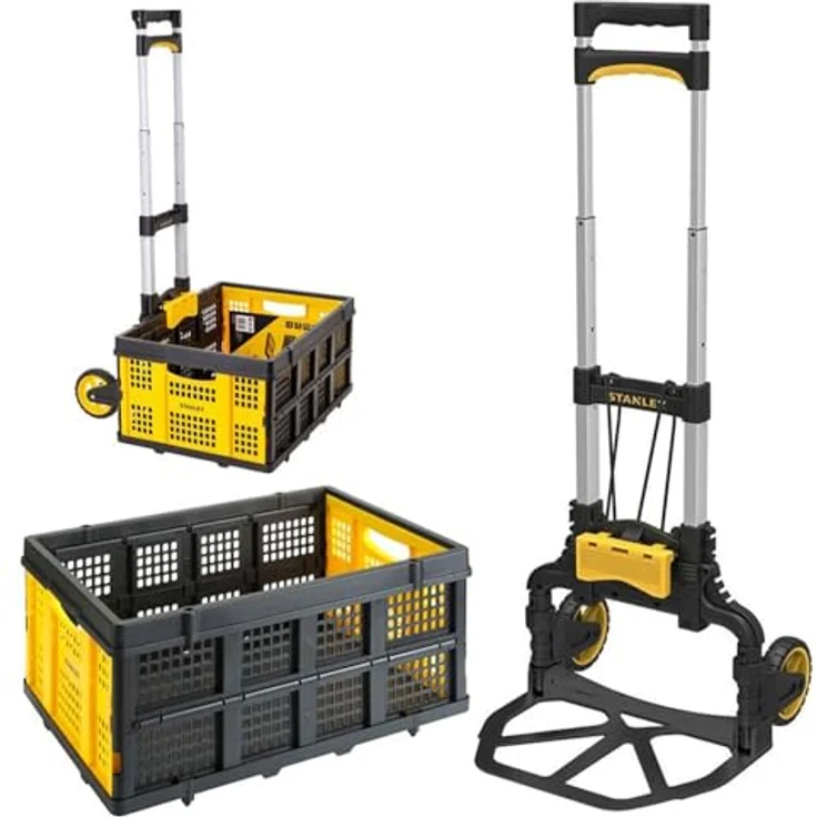 Stanley SXWTD-509, Transportwagen mit 60 kg Tragkraft, faltbar und leicht, 2 kg – Bild 14