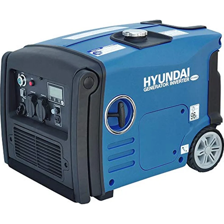 HYUNDAI Inverter-Generator HY3200SEi D (Inverter Stromerzeuger, tragbarer Benzin Generator mit 3.2 kW Maximalleistung, Notstromaggregat, Stromaggregat) – Bild 1
