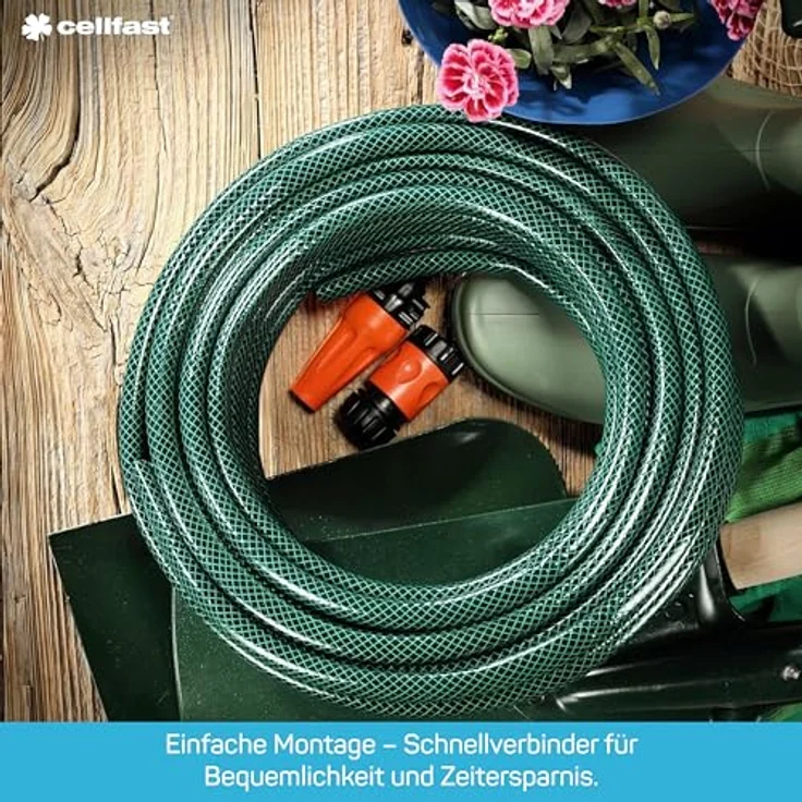 Cellfast 10-100V Gartenschlauch, grün – Bild 7