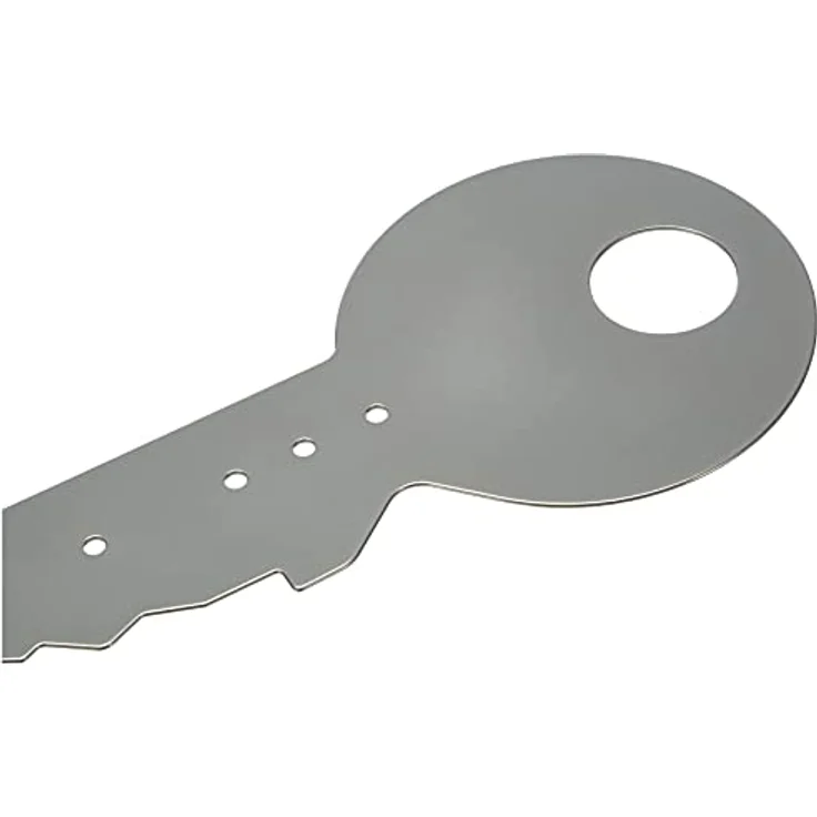 Schlüsselbord Schlüsselbrett Schlüsselhalter Schlüsselleiste Schlüssel mit Haken Grau – Bild 4