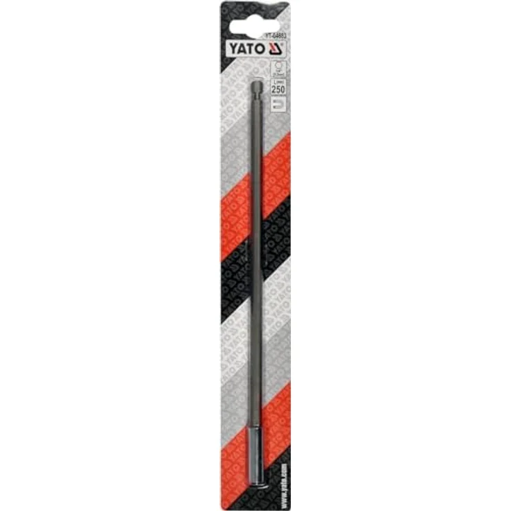 YATO YT-04683 Schraubendreher-Bithalter, 250 mm lang, magnetischer Sechskantschaft, Schwarz, für Standard-Bits mit 6,3 mm – Bild 3