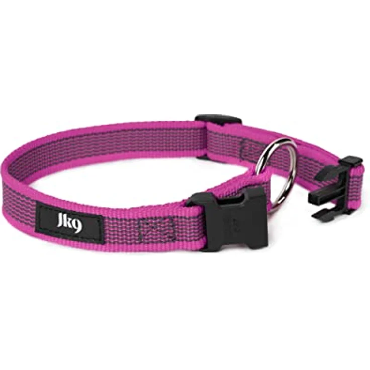 JULIUS-K9 220CG-PN Color & Gray Halsband, 20mm*27-42 cm, verstellbar, pink-grau – Bild 2