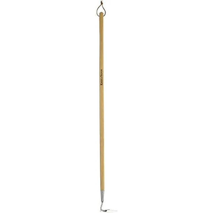 Kent & Stowe Langstiel Griffhacke – Gartenhacke aus Edelstahl, zum Lockern von Erde, Unkrautjäter mit langem Stiel aus Eschenholz, Länge: 157 cm