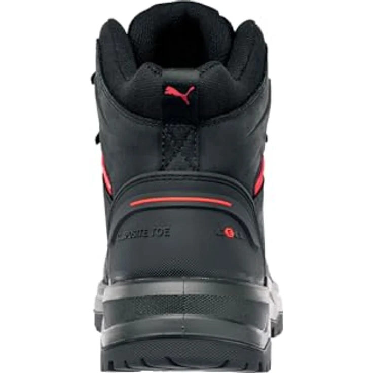 PUMA IRON HD BLK MID S3S FO LG CI SR Sicherheitsschuh, Schwarz, Schuhgröße EU 48, rutschfeste Sohle, dämpfendes Fußbett, Scuff Cap – Bild 6