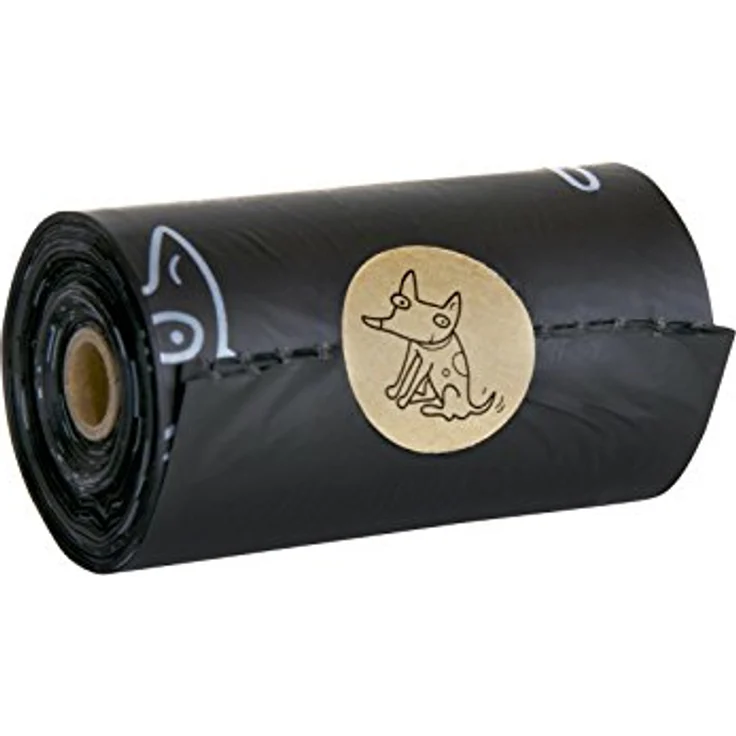 TSP Bio-abbaubare Hundekotbeutel - OK compost HOME zertifiziert - 100% heim-kompostierbar und biologisch abbaubar - Gross, Extra Dick (18µm) – Bild 3