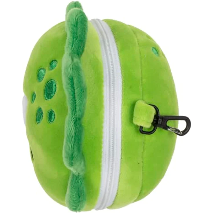 BEMIRO Tierkuscheltier Kissen mit Dinosaurier Schlafmaske - ca. 17 cm, grün – Bild 3