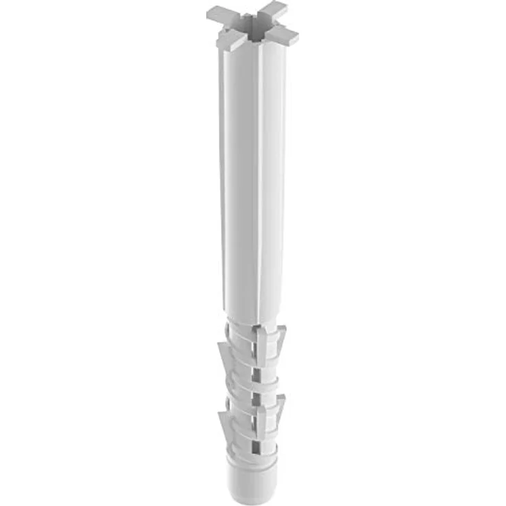 TOX Allzweckdübel mit umlegbaren Kragen Tetrafix XL 8 x 80 mm, verlängerter Schaft für Rahmen - Anwendungen, 50 Stück, 021100101 – Bild 3