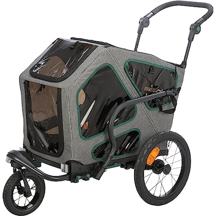 TRIXIE Jogger-Umbausatz für Fahrradanhänger 12800-12801