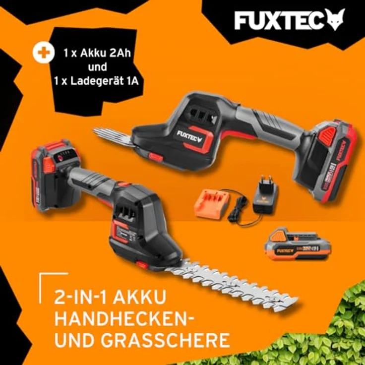 FUXTEC Akku-Heckenschere FX-E1HAS20SET, 20V Handastschere, super leicht und leise – Bild 2