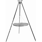 Holzkohlegrill Schwenkgrill 180 cm - Holzkohlegrillrost aus Rohstahl 50 cm