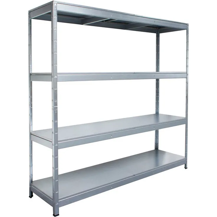 SCHULTE Regalwelt Schwerlastregal Steck Weitspann/Schwerlastregal, 4 Böden, Höhe: 180cm, verzinkt