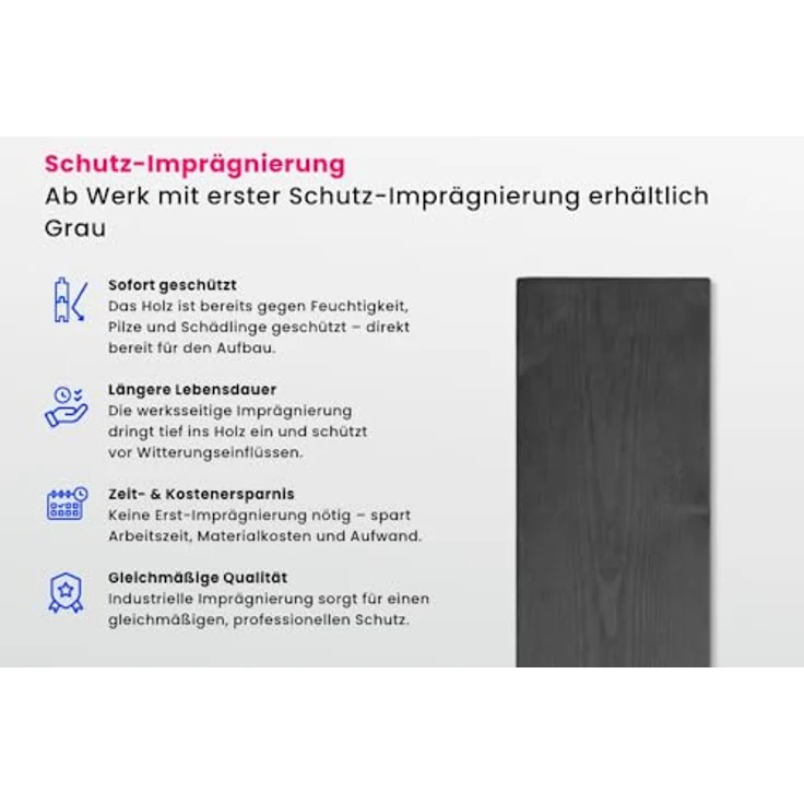 Alpholz Gartenhaus Gabriel-34 400 x 300 cm, BxT: 428x367 cm, B 428 x T 367 x H 263 cm, Leimholz-Doppeltür, Doppelfenster, 34 mm Wandstärke, grau imprägniert - Preisvergleich – Bild 7