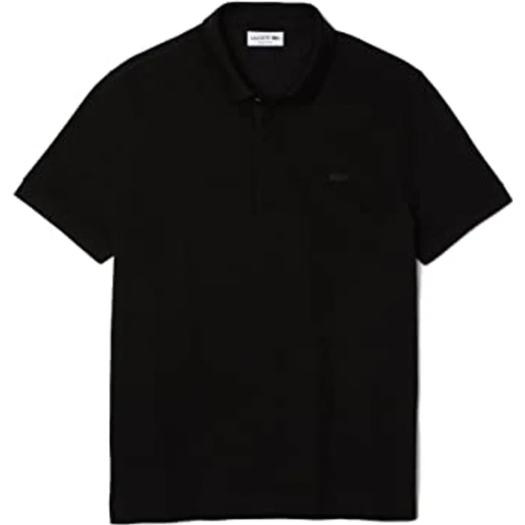 Lacoste Poloshirt PARIS Regular Fit Kurzarm, Herren Poloshirt in unifarbenem Baumwoll-Piqué, blau – Bild 2