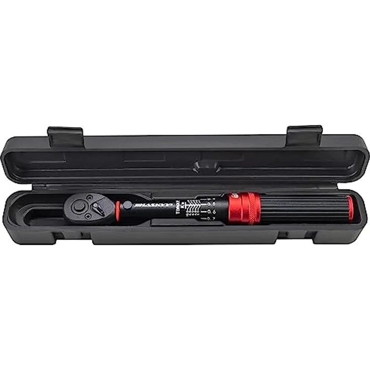 HASKYY Drehmomentschlüssel 1/4" 1-10Nm, Präzise einstellbar, Ergonomischer Griff, inkl. Koffer – Bild 2