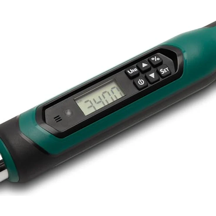 SATA 1/2" Elektronischer Drehmomentschlüssel, 34Nm - 340Nm, digitale Anzeige, Ton- und Lichtwarnung, inklusive Aufbewahrungskoffer – Bild 4