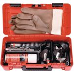 Rothenberger Werkzeugkoffer Werkzeugset L 11-teilig für R600/R650/R750, ideal für Installateure, Hausmeisterservice und Rohrreiniger, blau