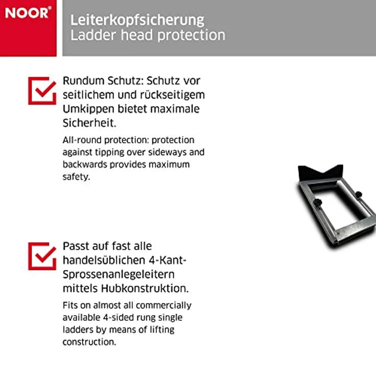 Noor, Leiter, Leiterkopfsicherung FIX WEMAStep – Bild 6