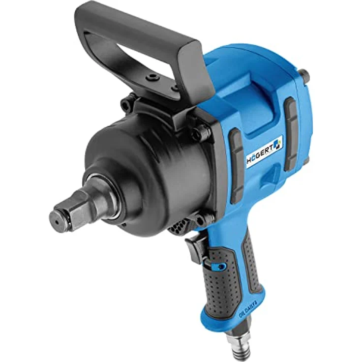 Högert Technik - Pneumatischer Schlagschrauber 3/4" Twin Hammer, Betriebsdrehmoment bis 1800 Nm, 3 Betriebsbereiche, Umschalter für Drehrichtung Links/Rechts, HT4R625 – Bild 1