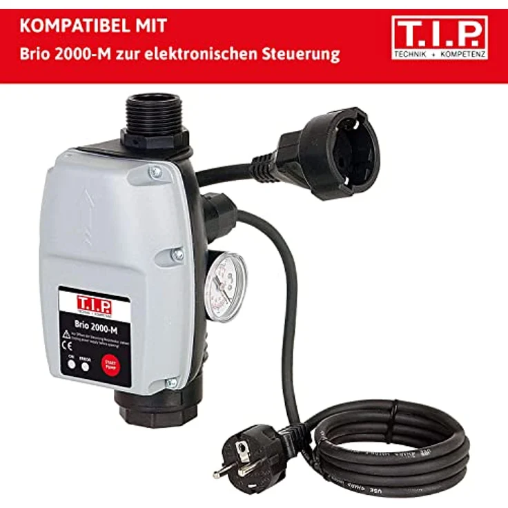 T.I.P. 30111 Edelstahl GP 3000 INOX, bis 2.950 l-h Fördermenge Bewässerungspumpe – Bild 6