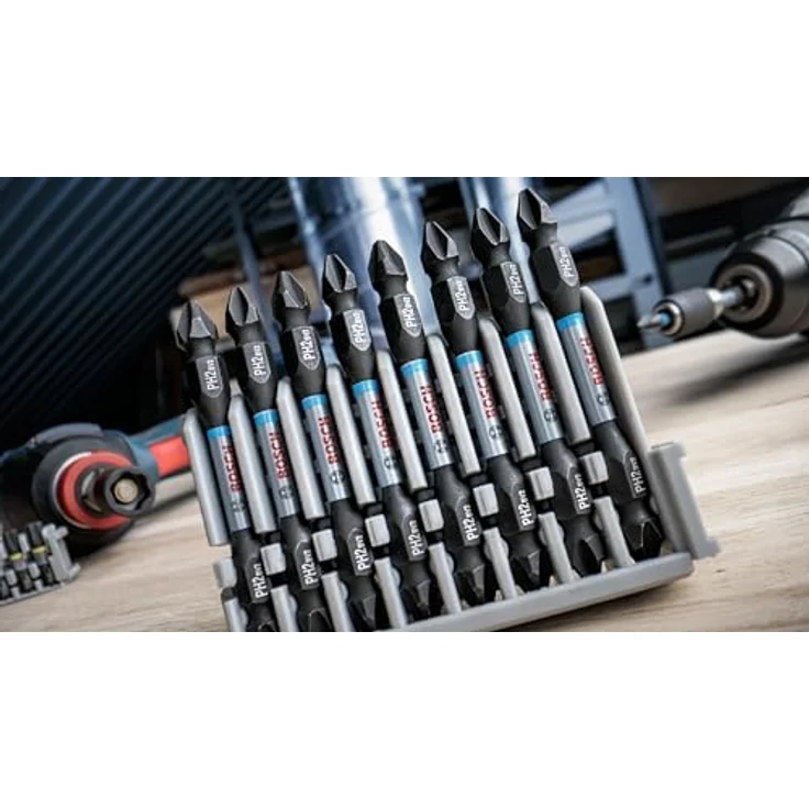Bosch Professional 8tlg. Schrauber Bit Set Kreuzschlitz (Impact Control, PH2 Bits, Länge 50 mm, Pick and Click) – Bild 7