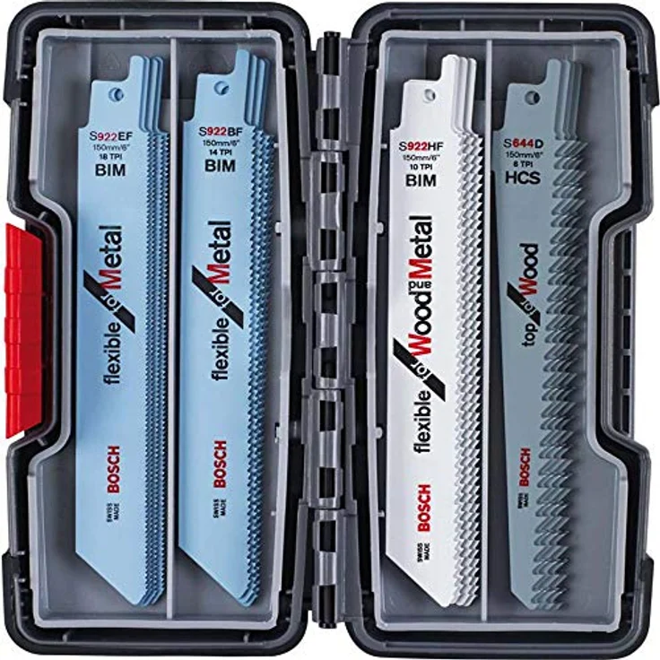 Bosch Professional 20tlg. Säbelsägeblätter ToughBox Top Seller for Wood and Metal (für Holz und Metall, Zubehör Säbelsäge) – Bild 2